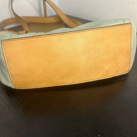 Relic Tan and Yellow Shoulder Bag with Artistic Flair - Picture 11 of 11